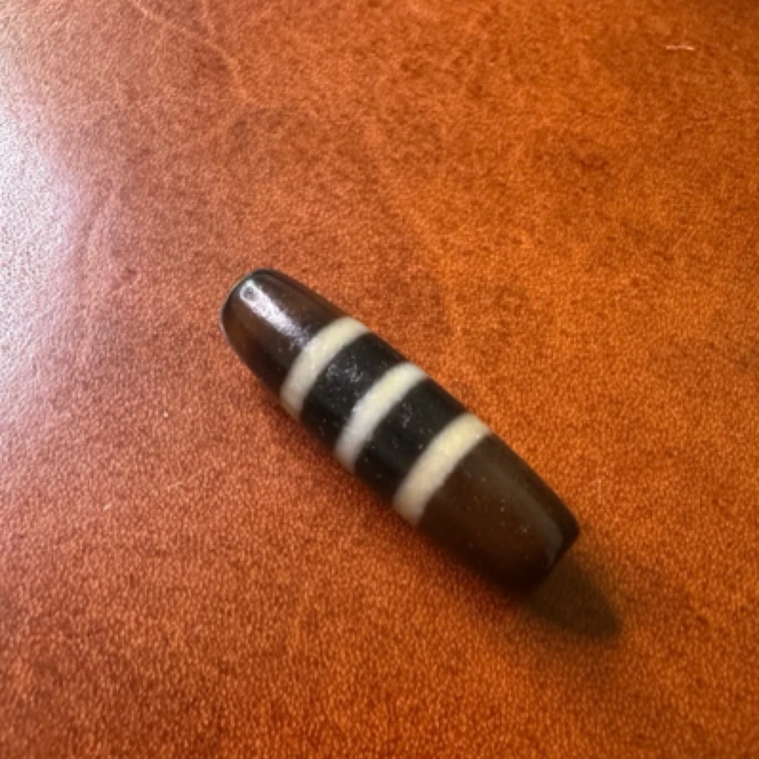 油皮线珠条纹玛瑙颜色随机发货