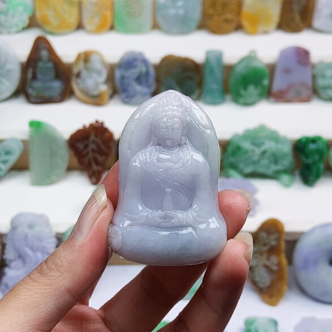 定制翡翠未镶嵌观音