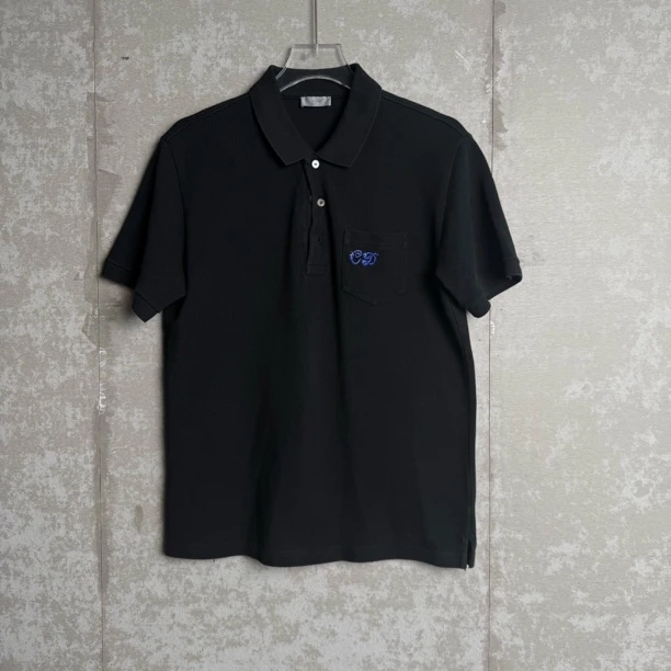未使用 DIOR/迪奥 S*1/迪奥Dior/字母刺绣Polo衫/27516/JP
