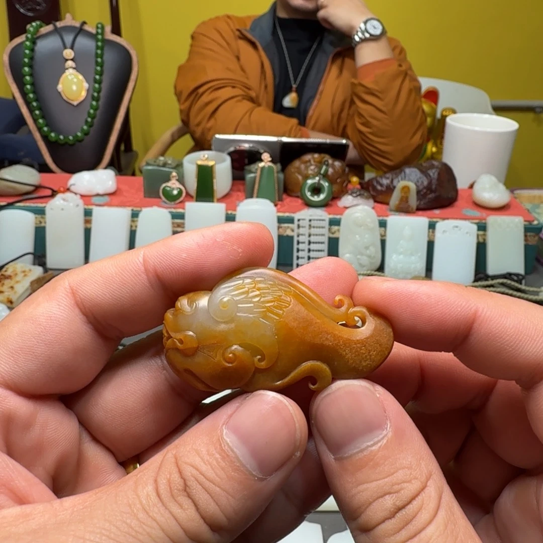和田玉未镶嵌吊坠(不含链)