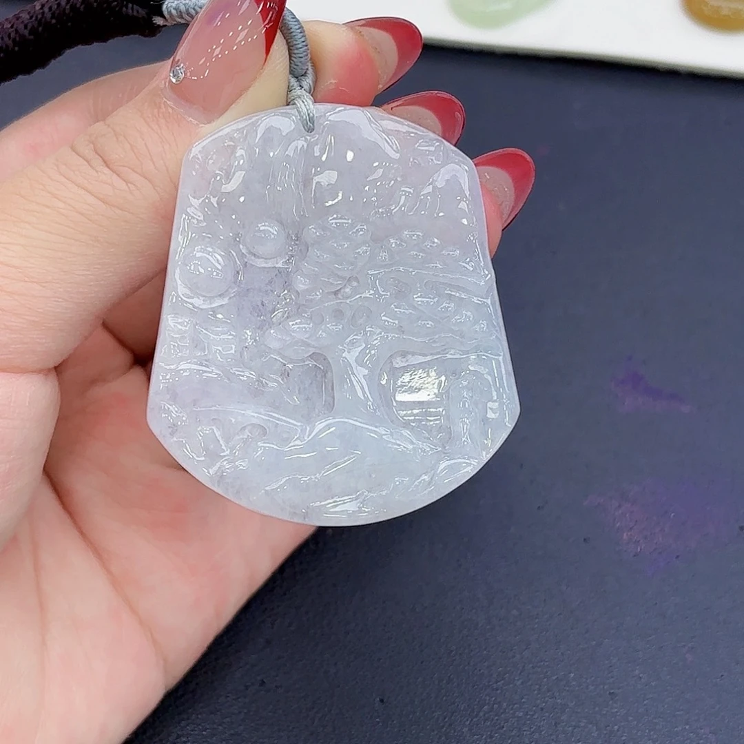 翡翠未镶嵌颈饰精品•吊坠
