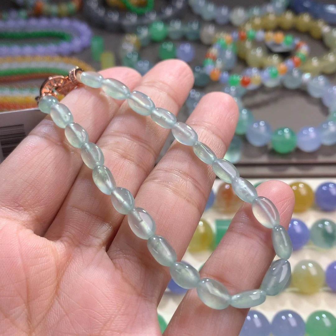 未镶嵌手链翡翠卡5