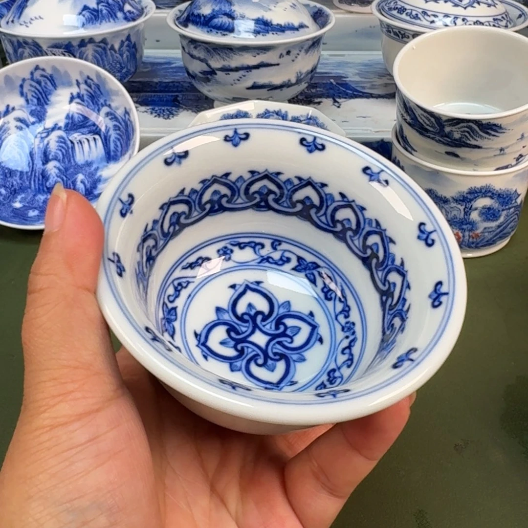 景德镇纯手绘茶具圆圆271