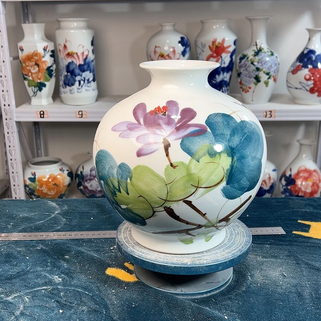 摆件景德镇陶瓷石鸟