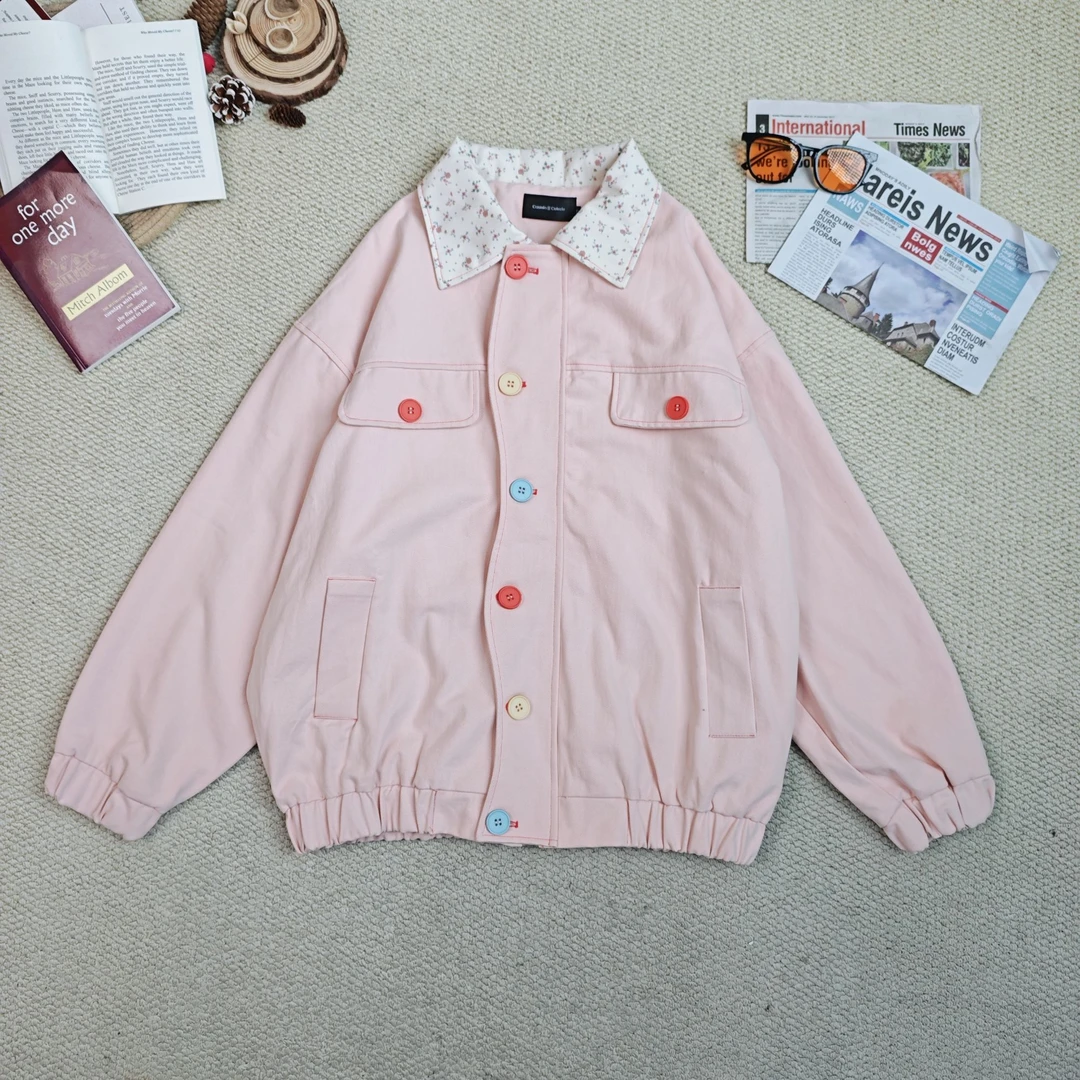 2025春季新款时尚百搭纯色长袖外套9913