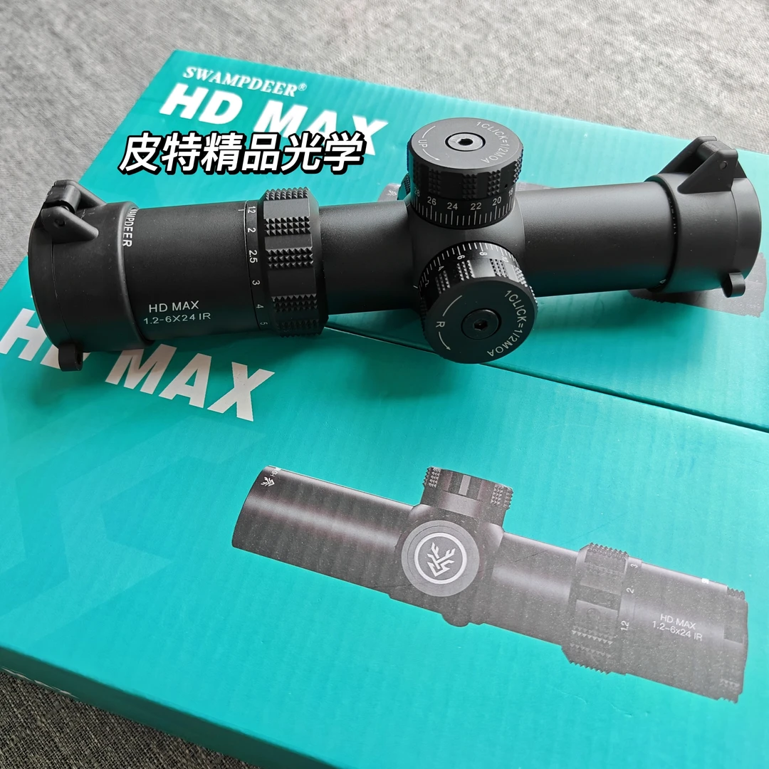沼泽鹿新品HDMAX1.2-6*24IR速瞄单筒望远镜十字镜红绿灯光高抗震