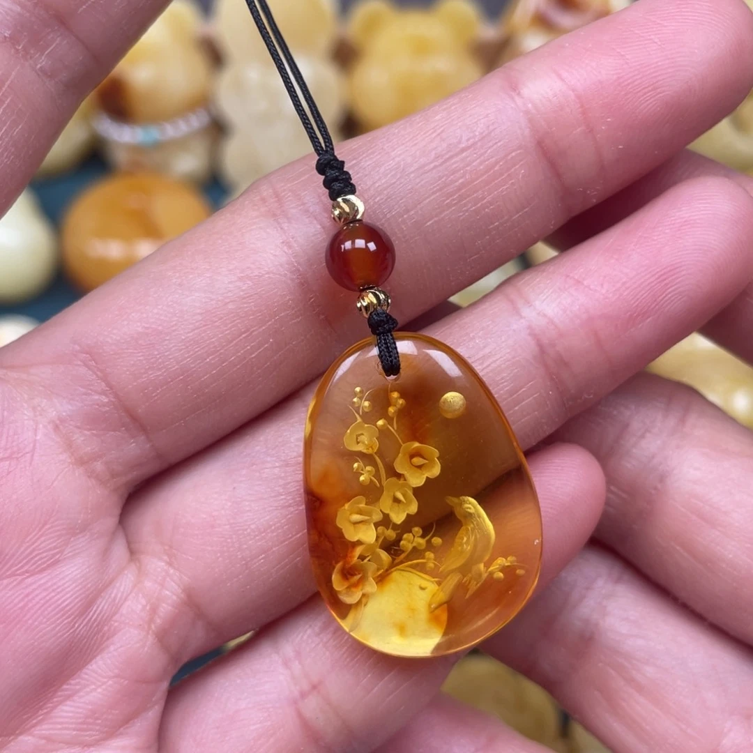 未镶嵌琥珀裸石蜜蜡