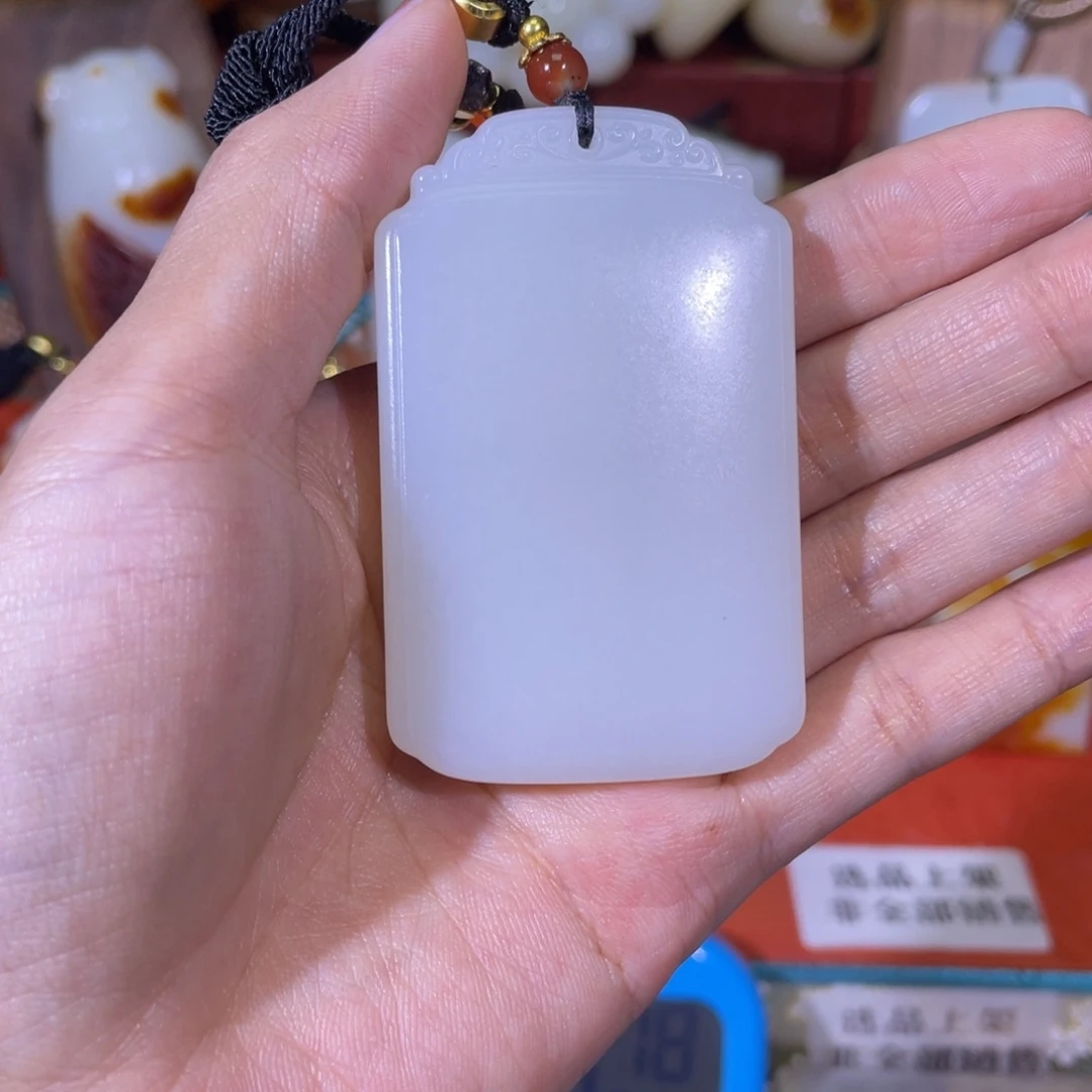 w***m和田玉未镶嵌挂件