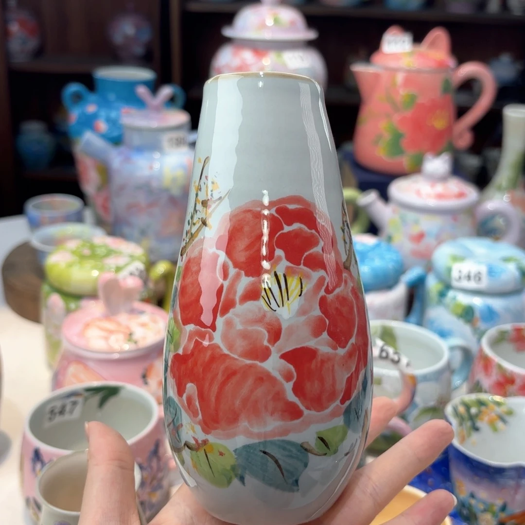 景德镇手绘高温釉下彩陶瓷茶具