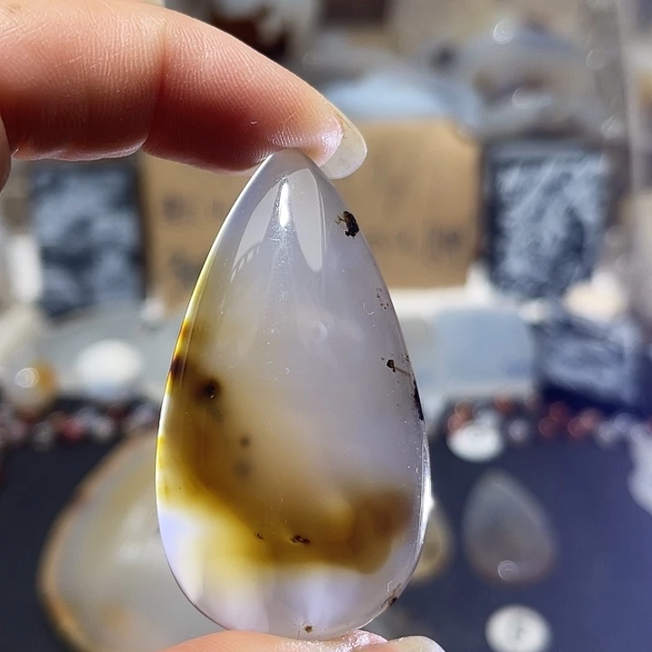 玛瑙/玉髓未镶嵌吊坠(不含链)