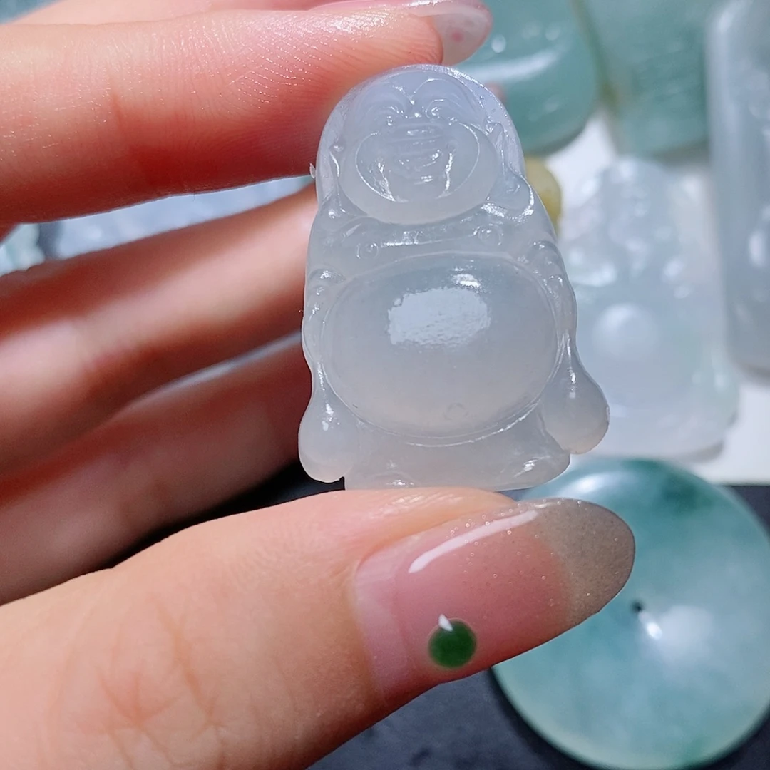 定制翡翠未镶嵌毛货付款后联系客服确认抛光