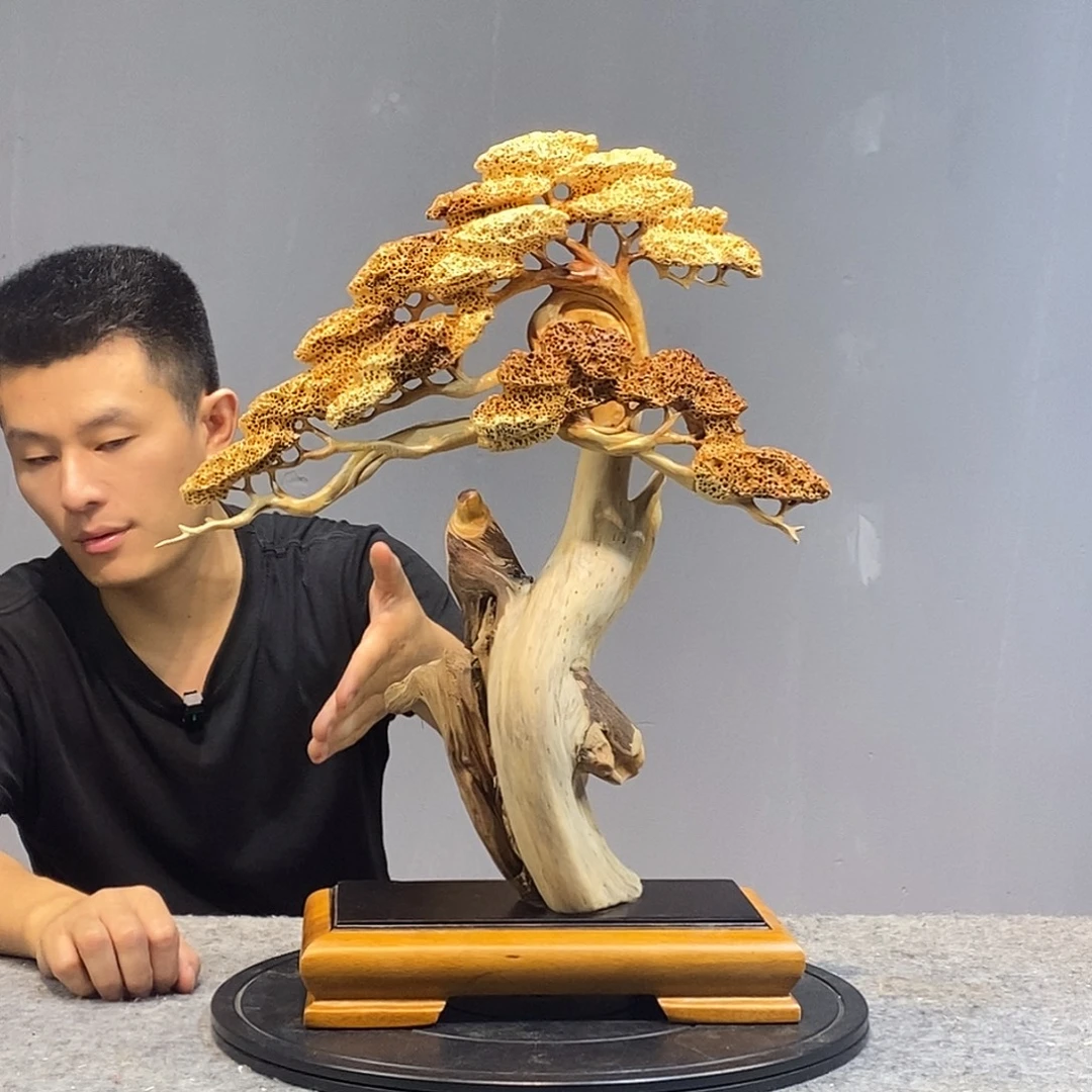 柏木木雕工艺品摆件