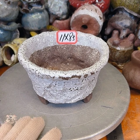 粗陶花盆手工花盆制作就这样了