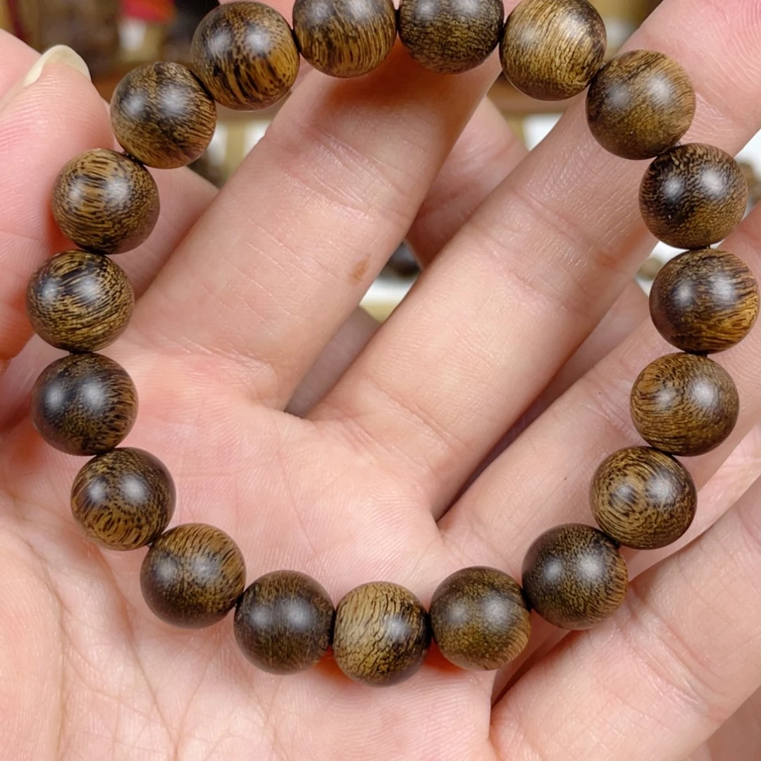沉香手串越南芽庄白棋老料满瘤疤1.0