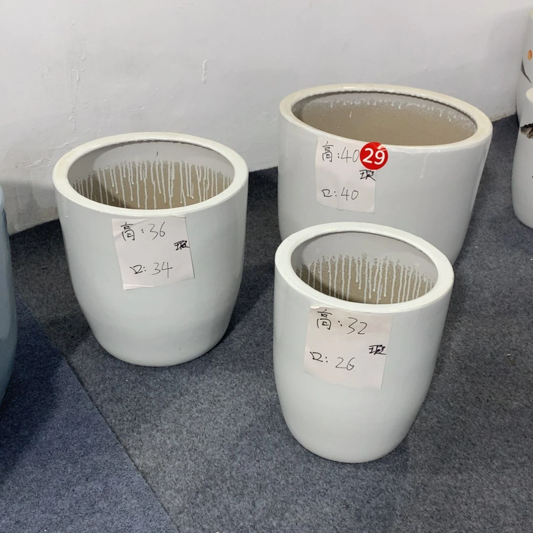 高温陶瓷花盆微瑕