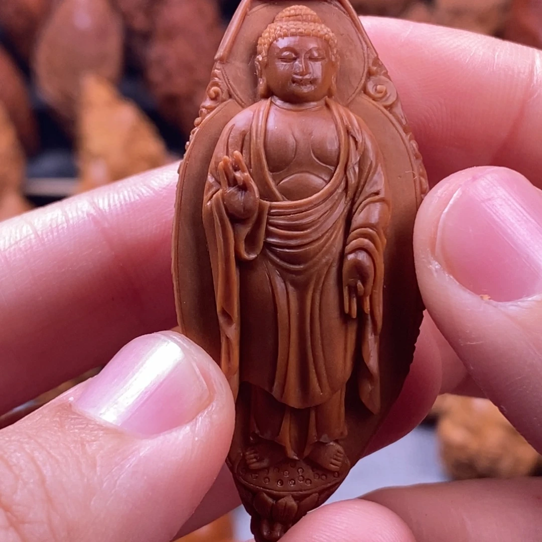 鸠***智橄榄核手串/手链核雕