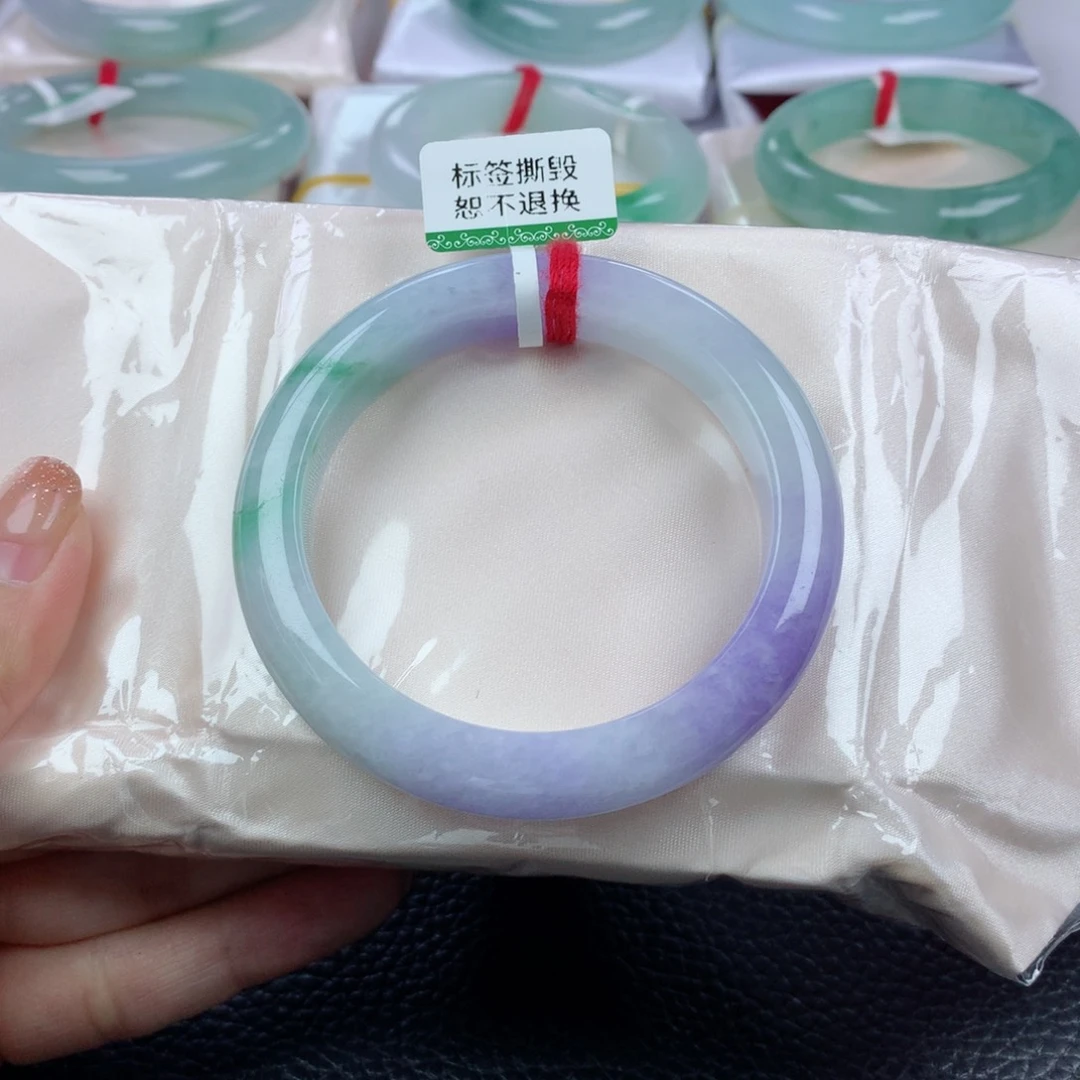 未镶嵌手镯翡翠缅甸天然翡翠56圈