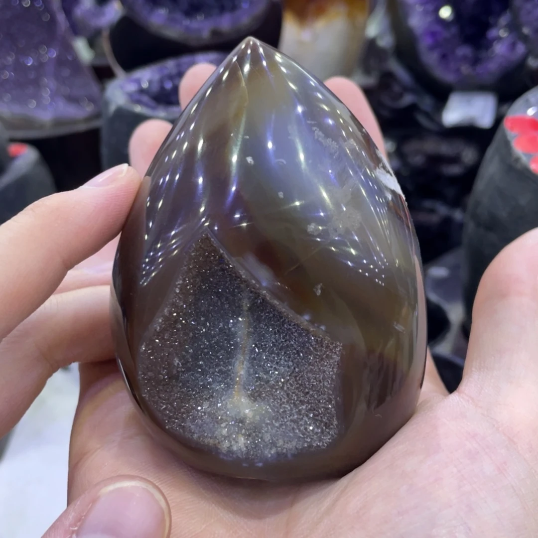 水晶未镶嵌珠宝半成品
