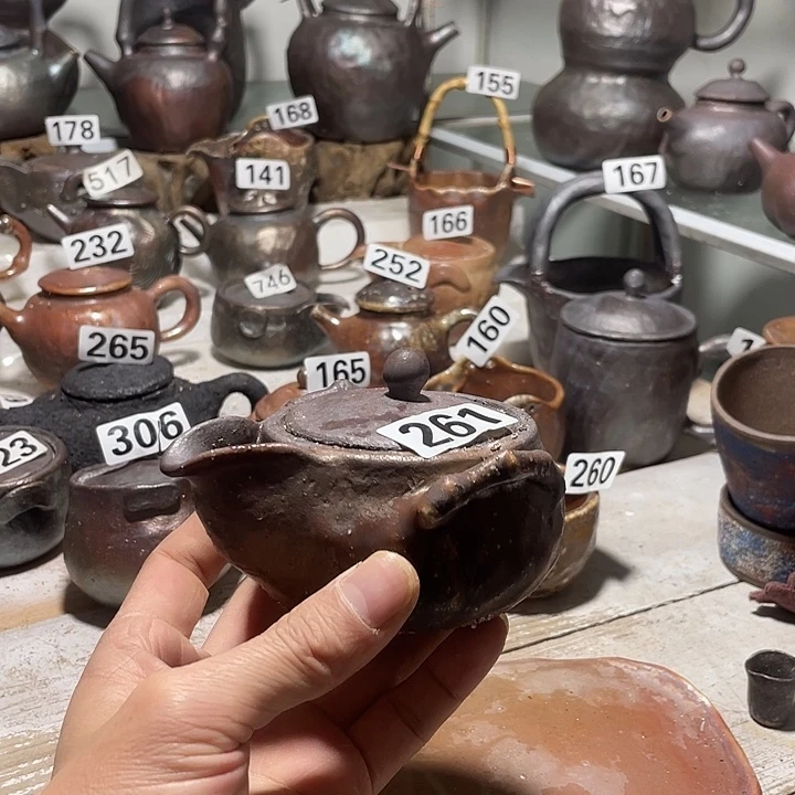 纯手工柴烧茶具精品