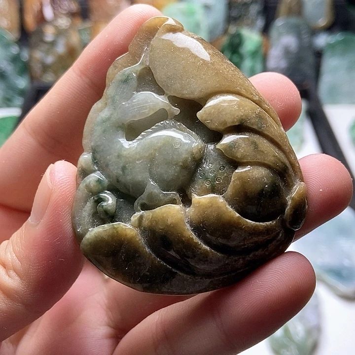 颈饰未镶嵌翡翠翡翠a货
