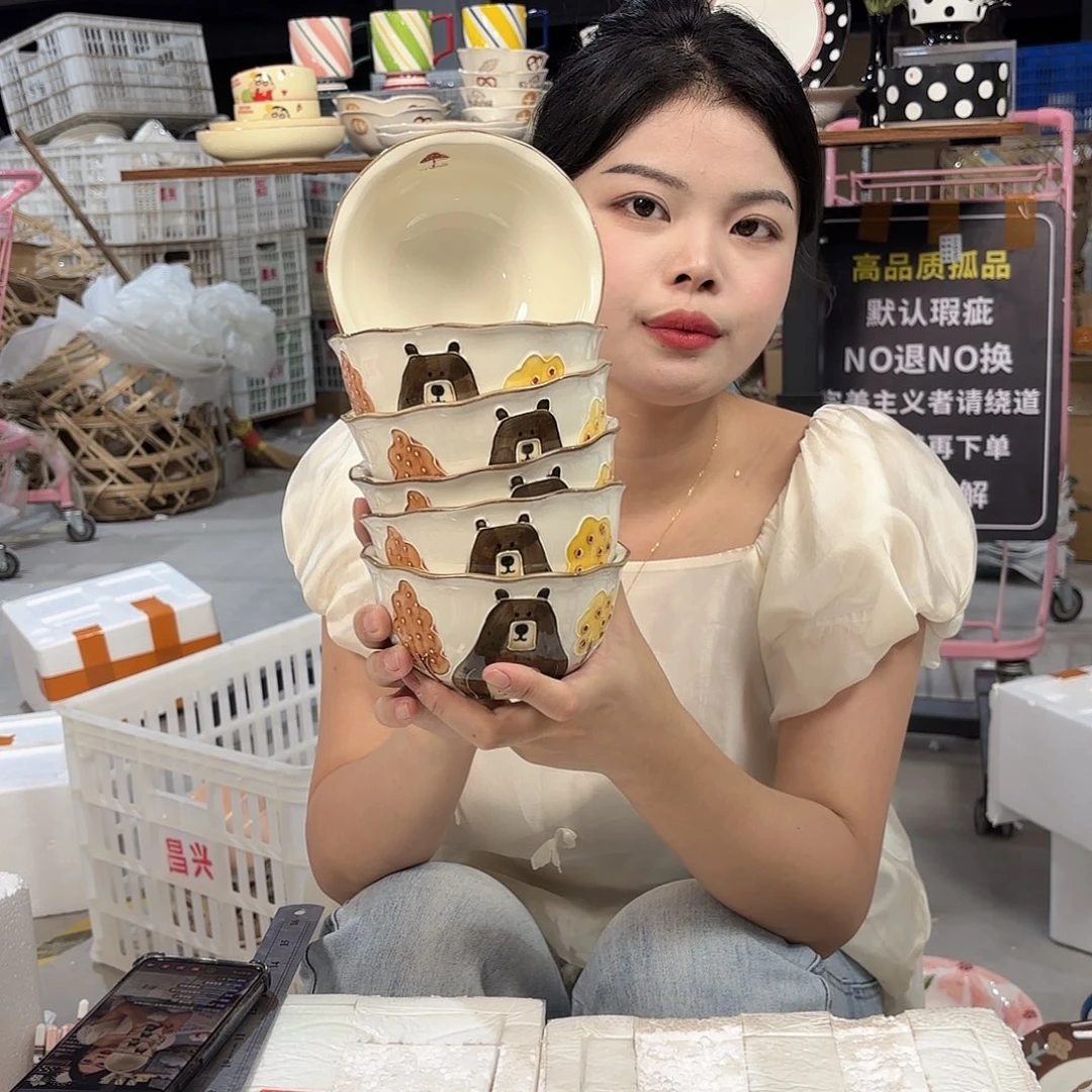 瓷微瑕陶瓷餐具釉下彩
