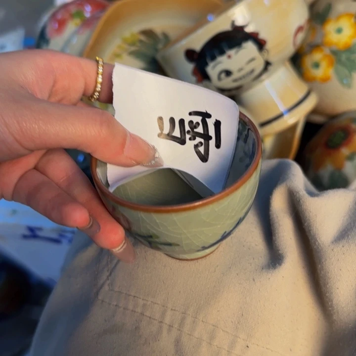 瓷片雪*手工手绘陶瓷细微不一样