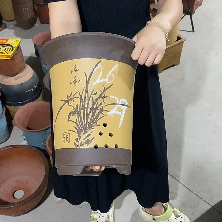 紫砂花盆紫砂花盆