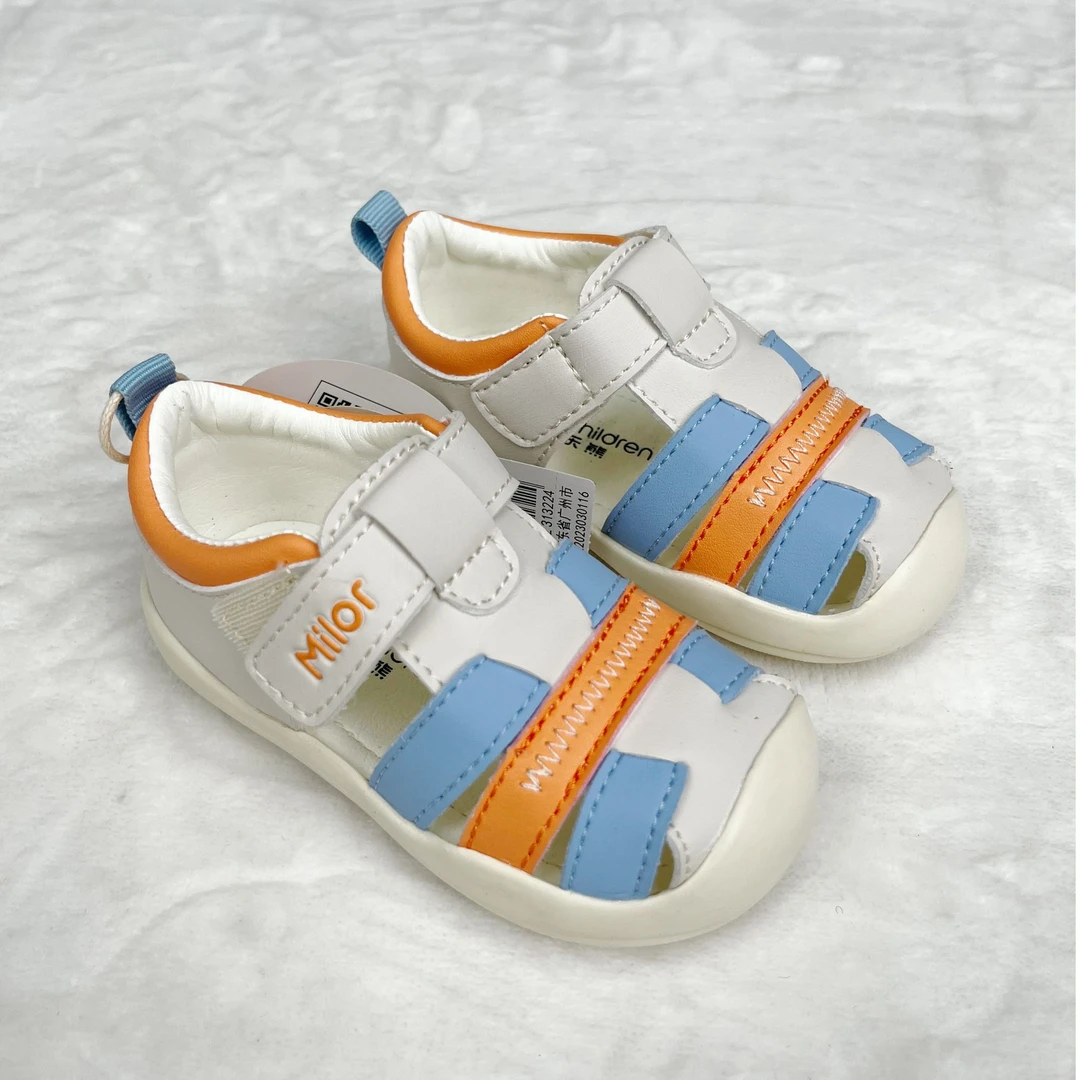 米乐熊milor夏季透气儿童凉鞋女童防滑软底小孩凉鞋子童鞋宝宝鞋