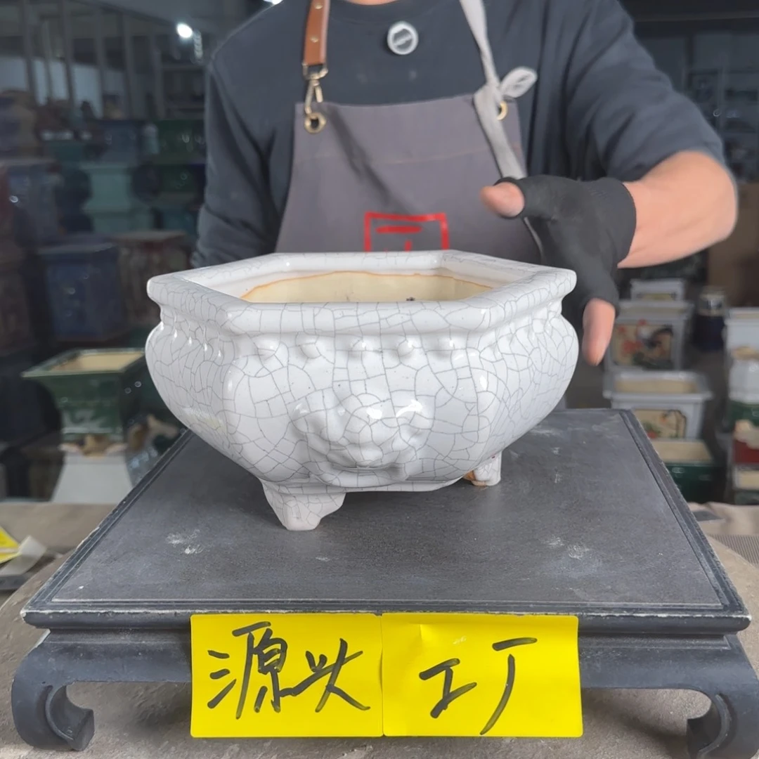一风堂石湾花盆。微瑕打磨