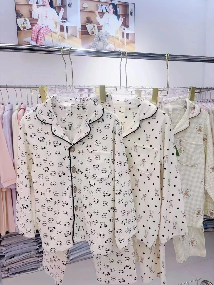 【801-899#编码】睡衣女宽松睡裙可外穿胖mm可爱卡通群睡裙夏季短袖