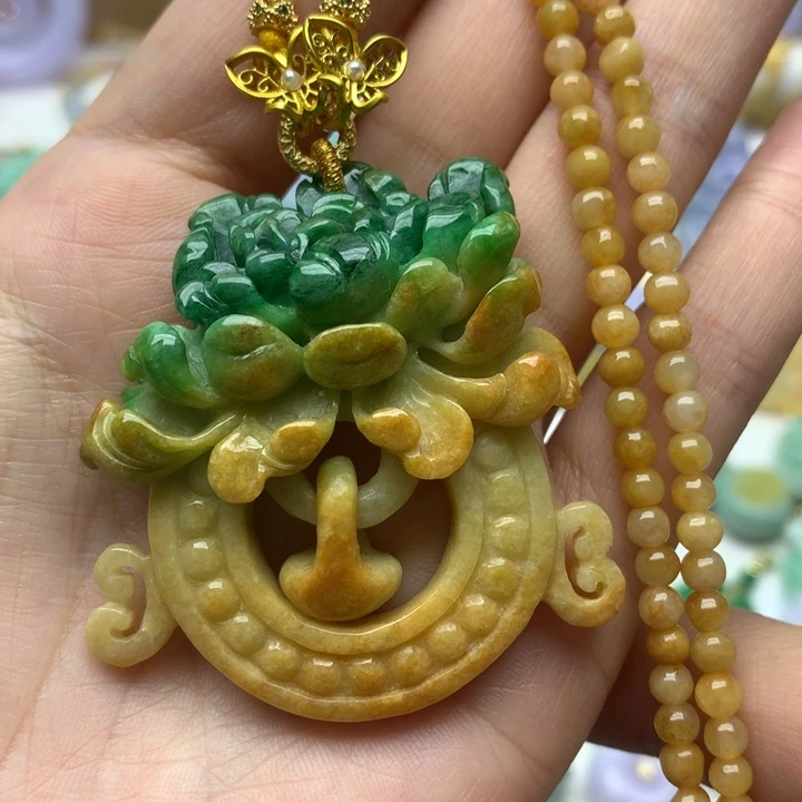 颈饰未镶嵌翡翠翡翠