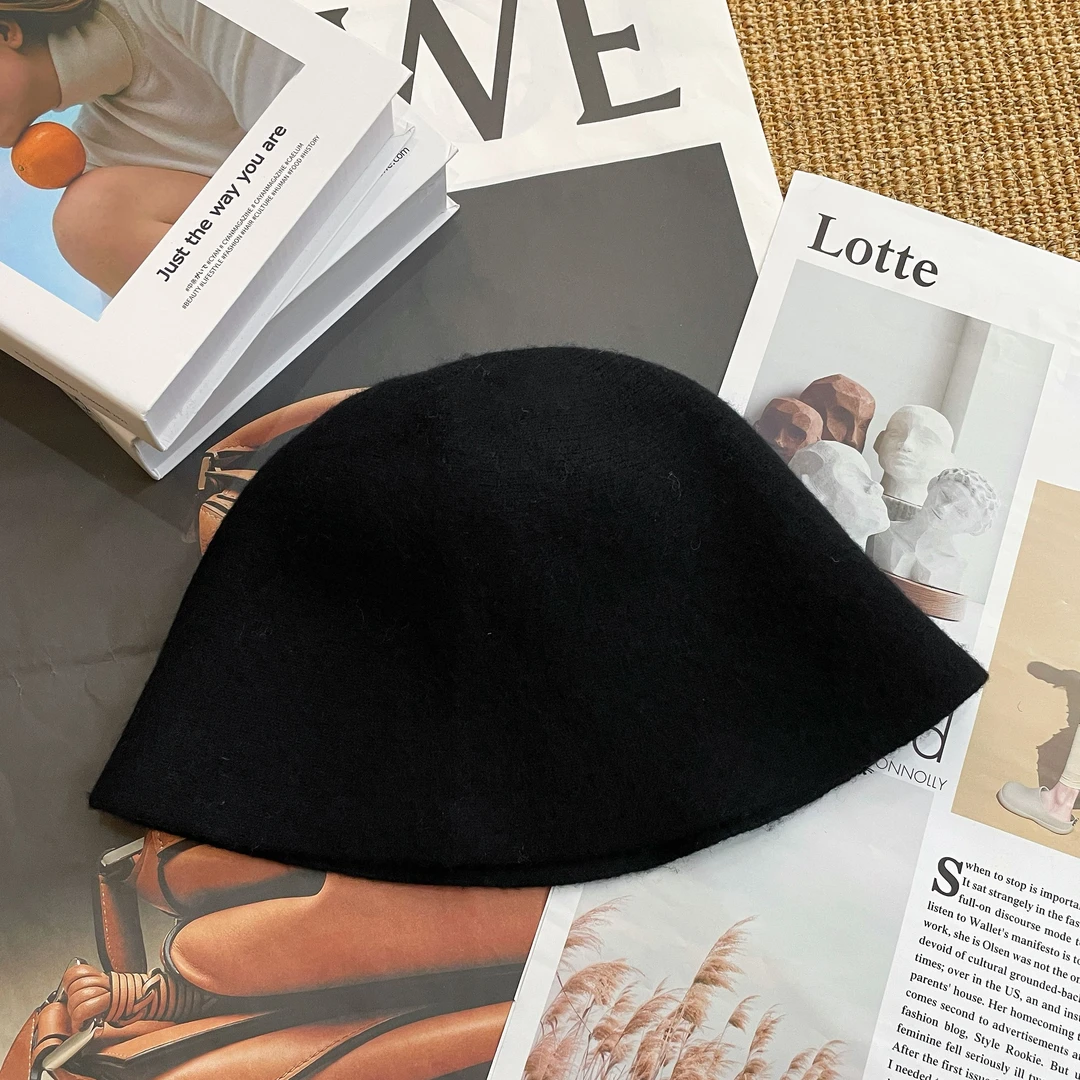 【清】秋冬高级感日系渔夫帽保暖显脸小百搭251555#