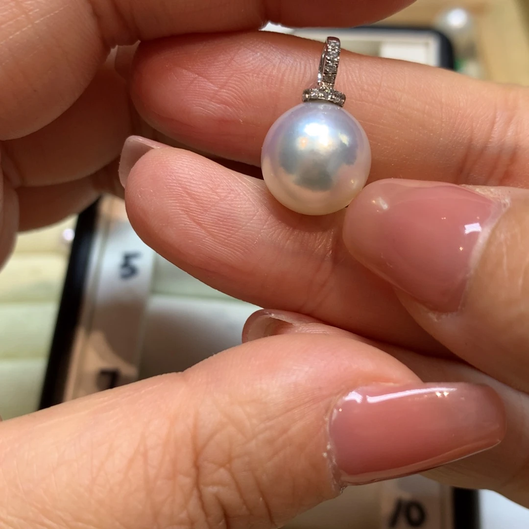 海水珍珠颈饰18K金镶嵌