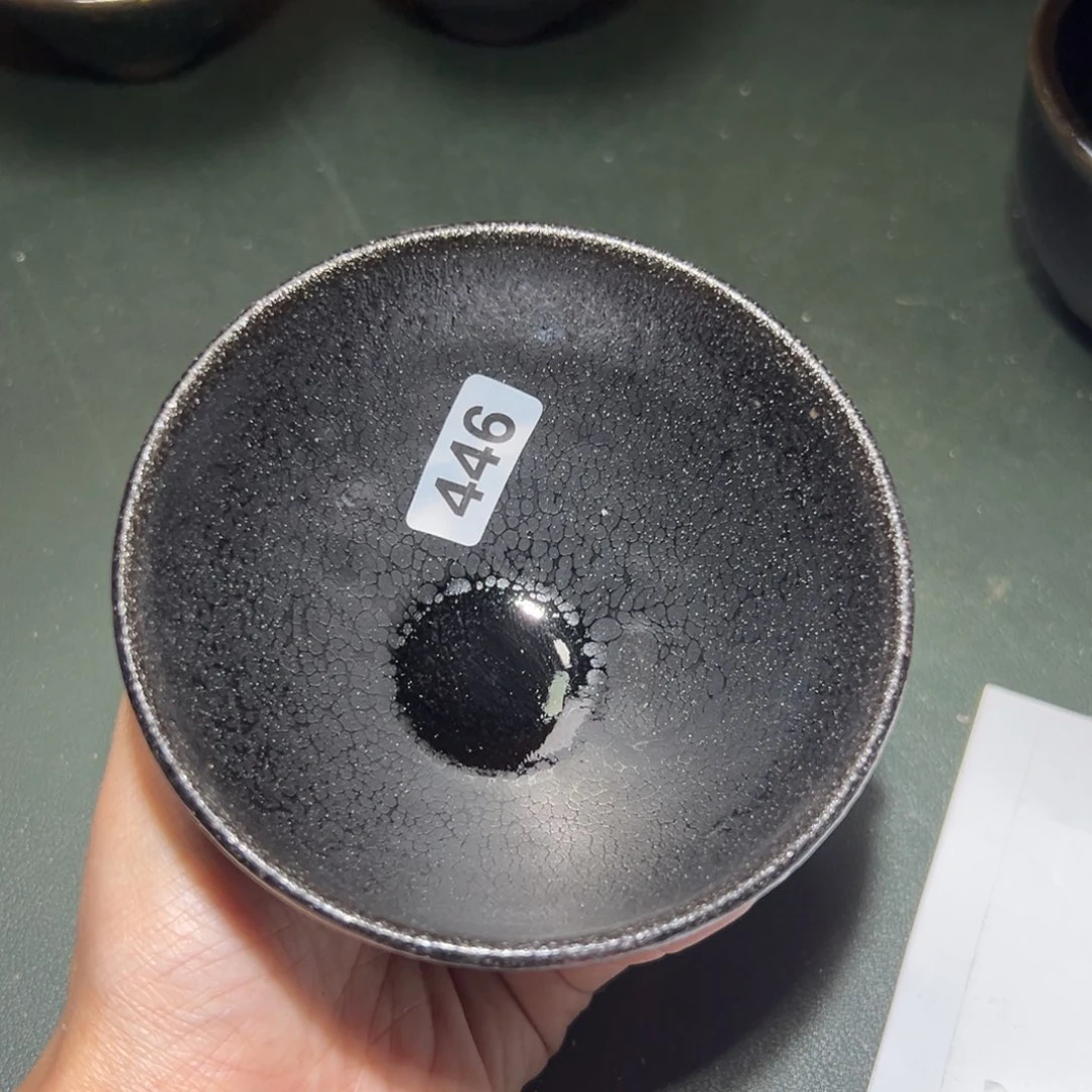 -***戏茶盏全手工原矿原釉建盏