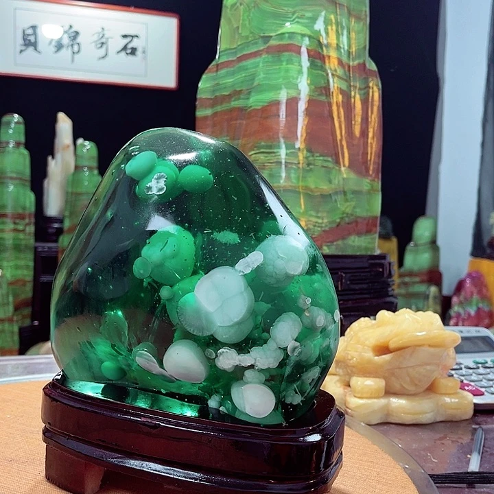 石材奇石怪石桌面摆件