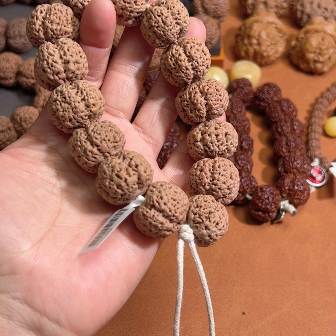 手串金刚菩提23标款梁高油高密大金刚菩提手串