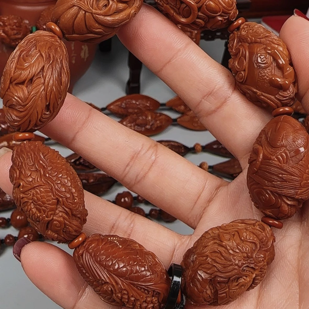 【闪购商品】手串/手链橄榄核瑞兽山海经