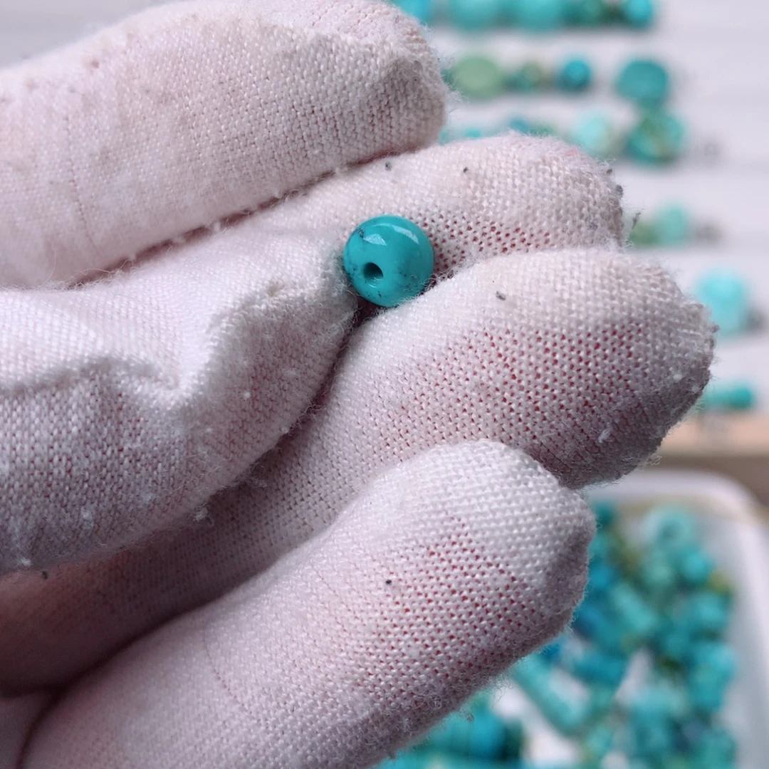 绿松石绿松石隔片未镶嵌