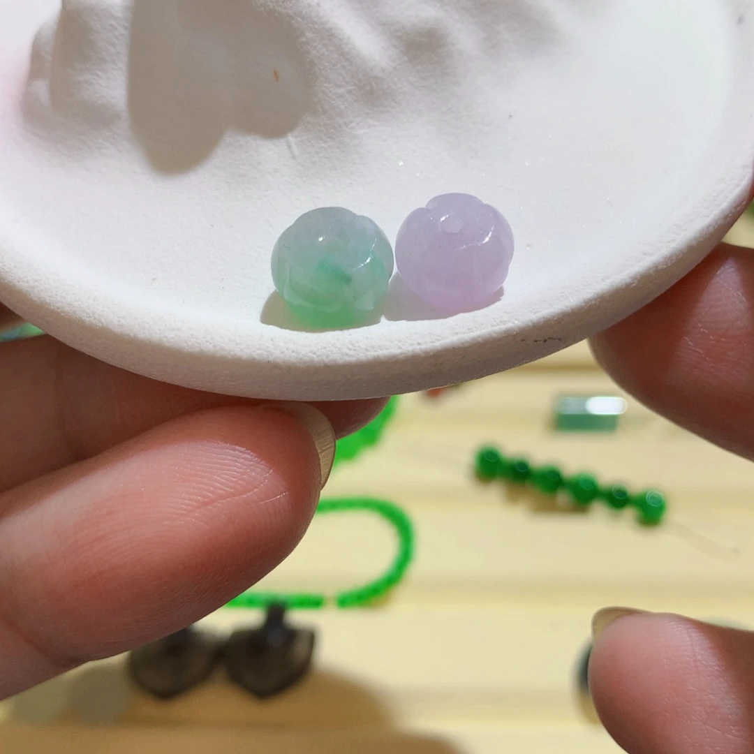 翡翠散珠翡翠珠子95