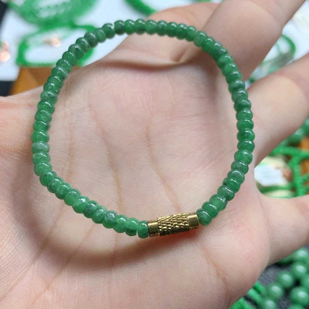未镶嵌手链翡翠翡翠