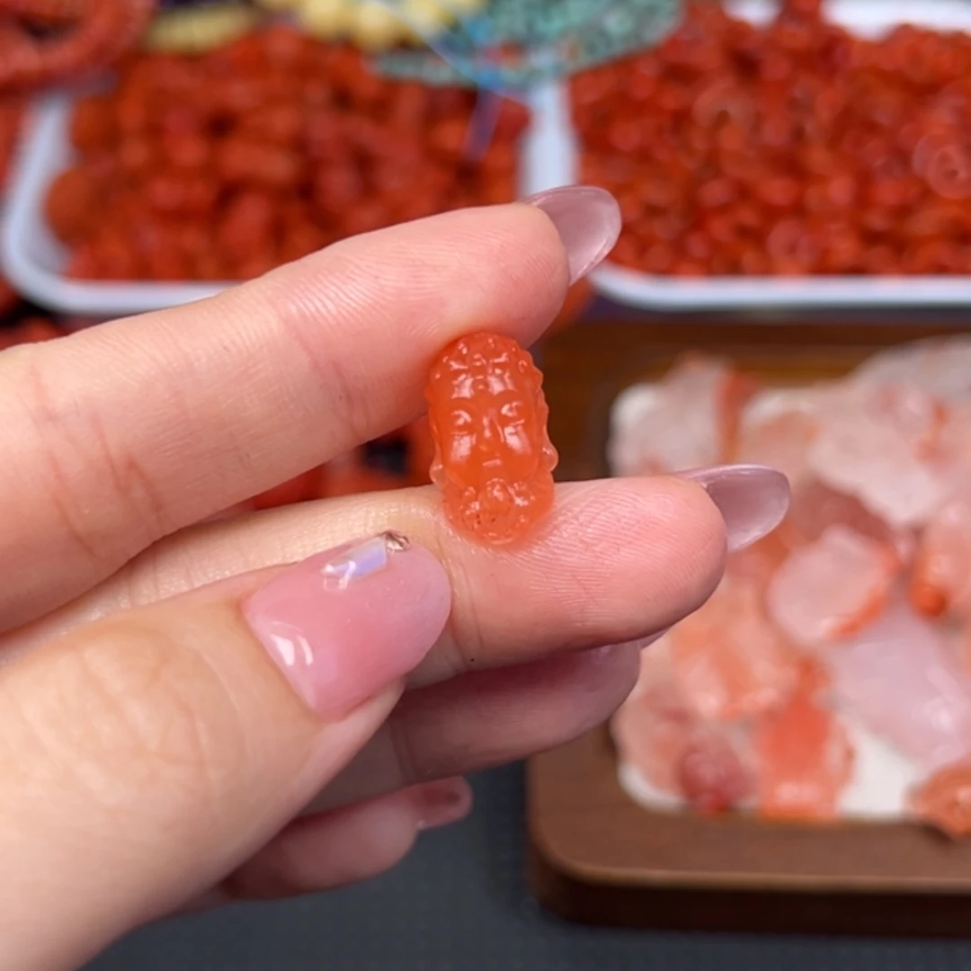 爱***子南红玛瑙未镶嵌吊坠(不含链)