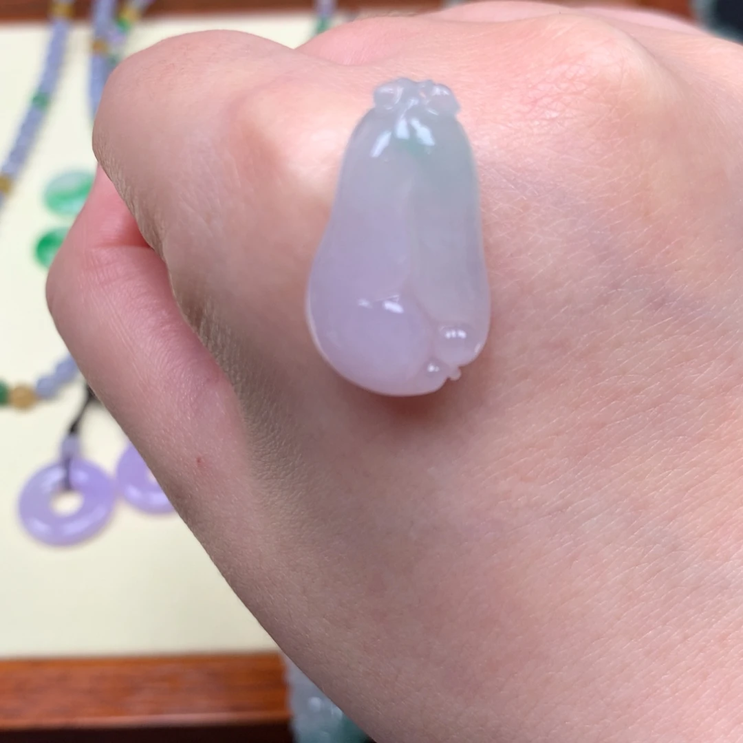 定制翡翠未镶嵌佛手瓜
