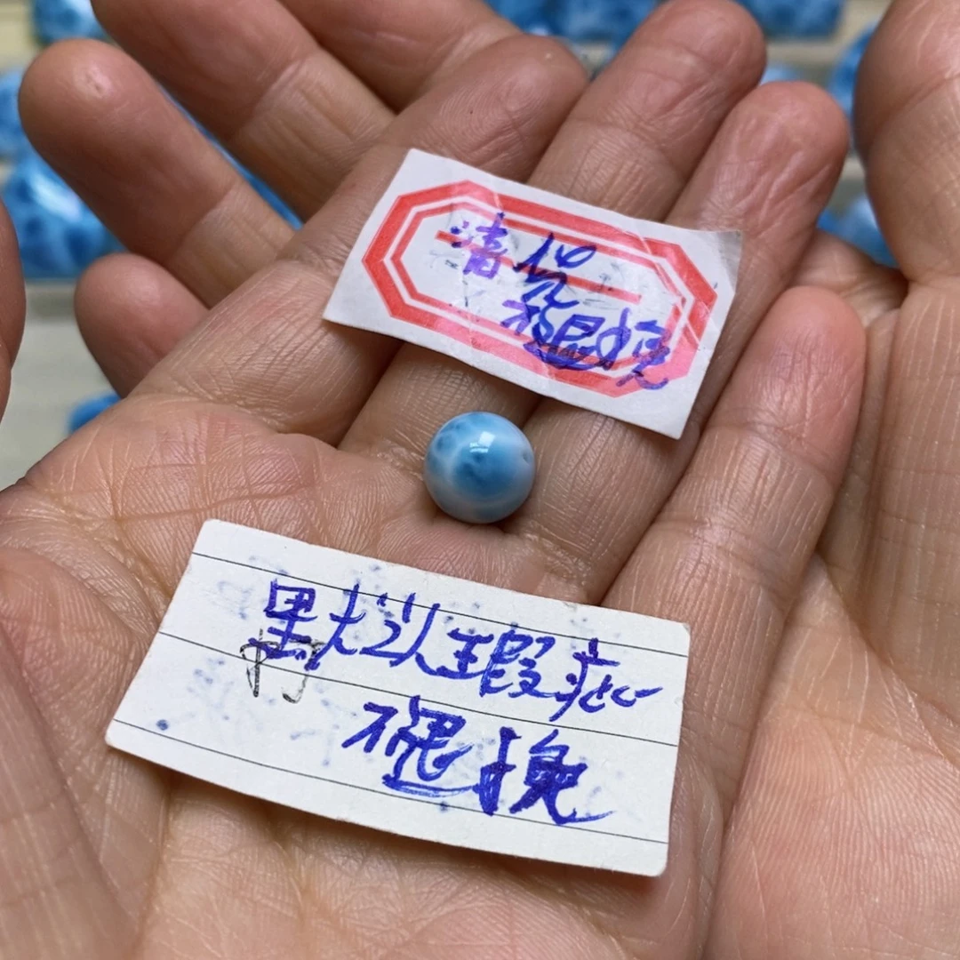 陆***宝针钠钙石（海纹石）未镶嵌颈饰