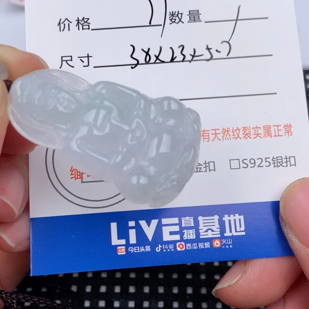 翡翠未镶嵌颈饰吊坠