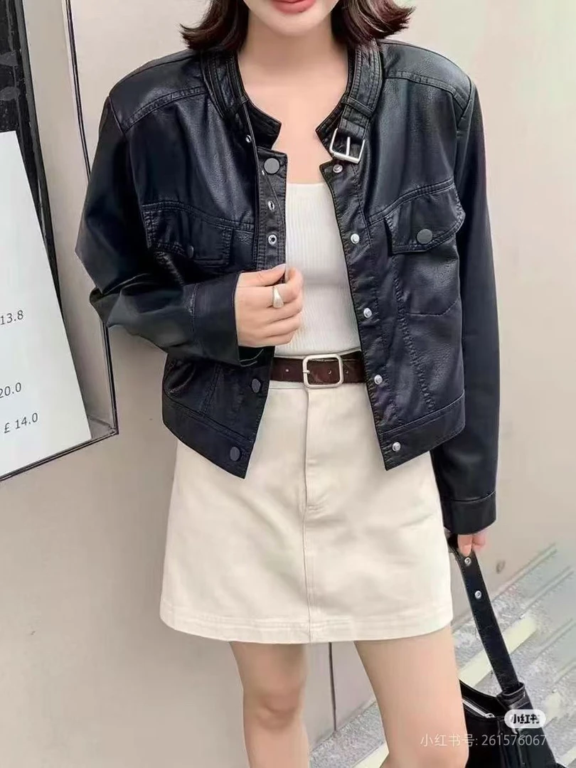 2025美丽衣橱短款皮衣