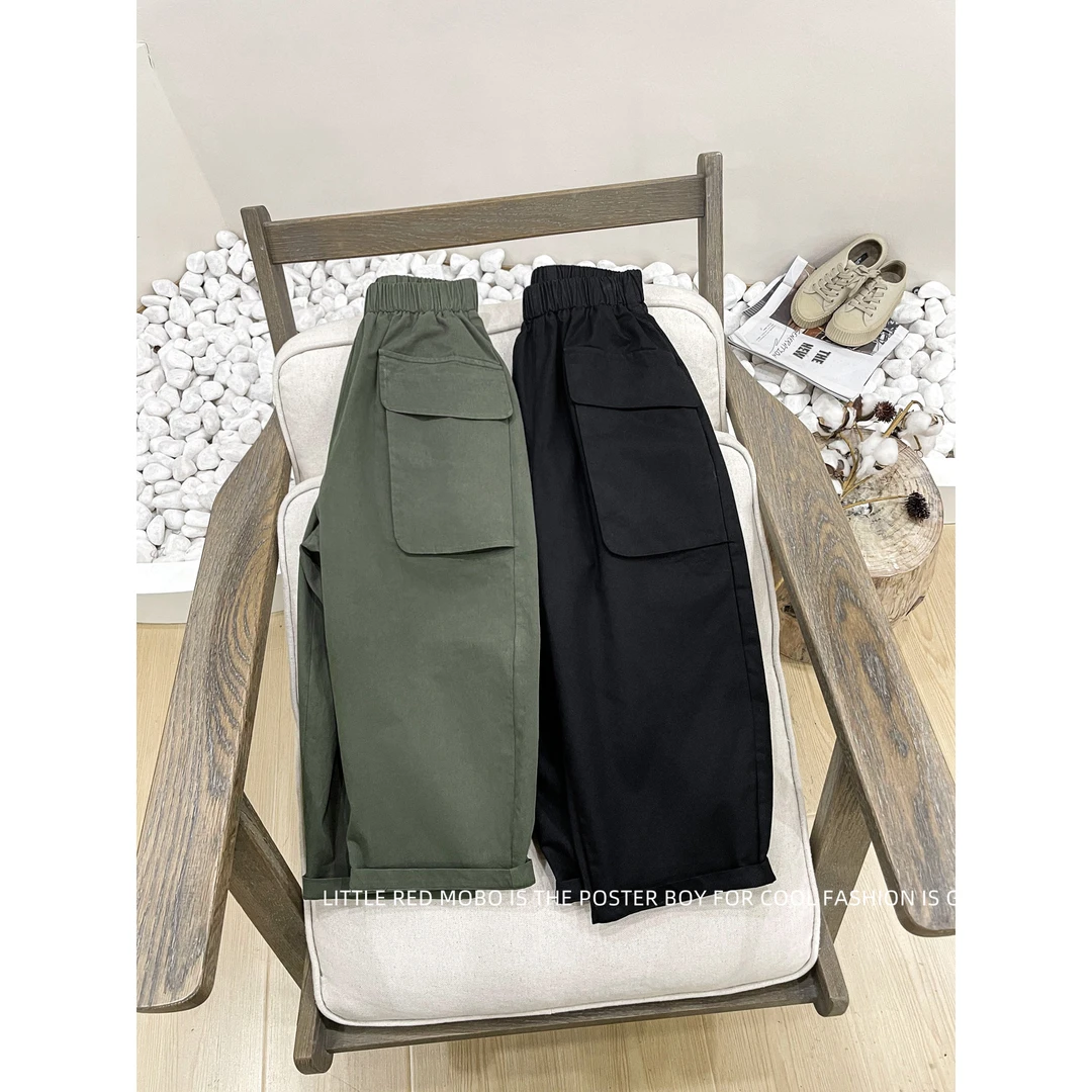 【现现】童装男童裤子运动2025春秋新款儿童休闲裤MMK811010