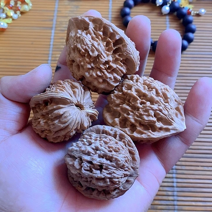 橄榄核手串文玩核桃麒麟纹官帽49