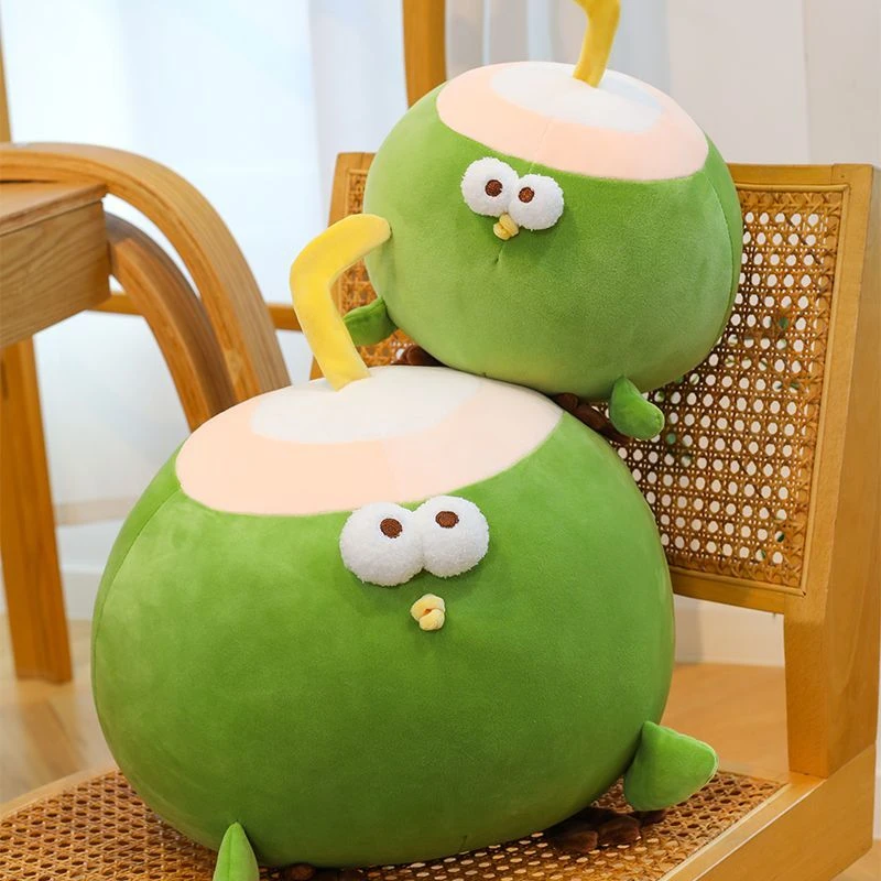 墩墩鸡椰子鸡公仔毛绒玩具可爱大小号超萌布娃娃抱枕玩偶生日礼物