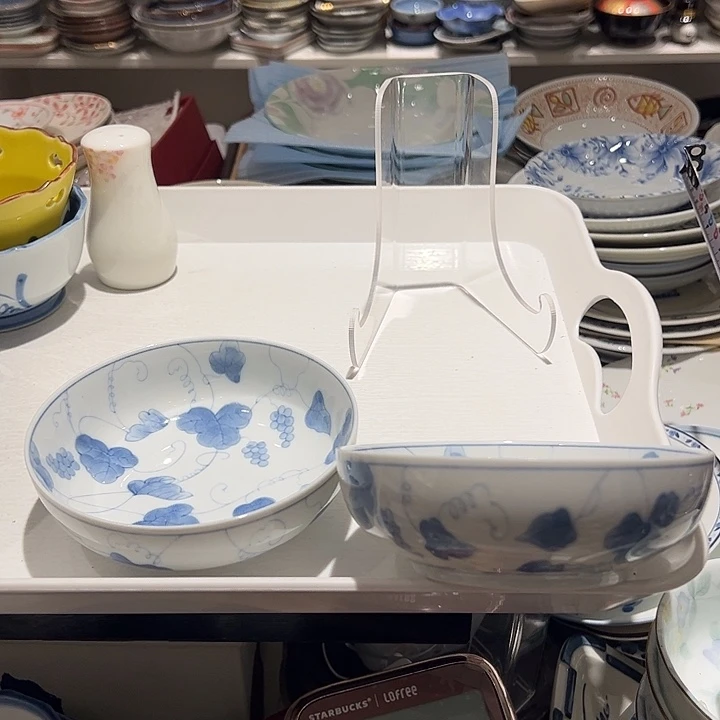 开***酱瓷内外满绘葡萄碗2个超润