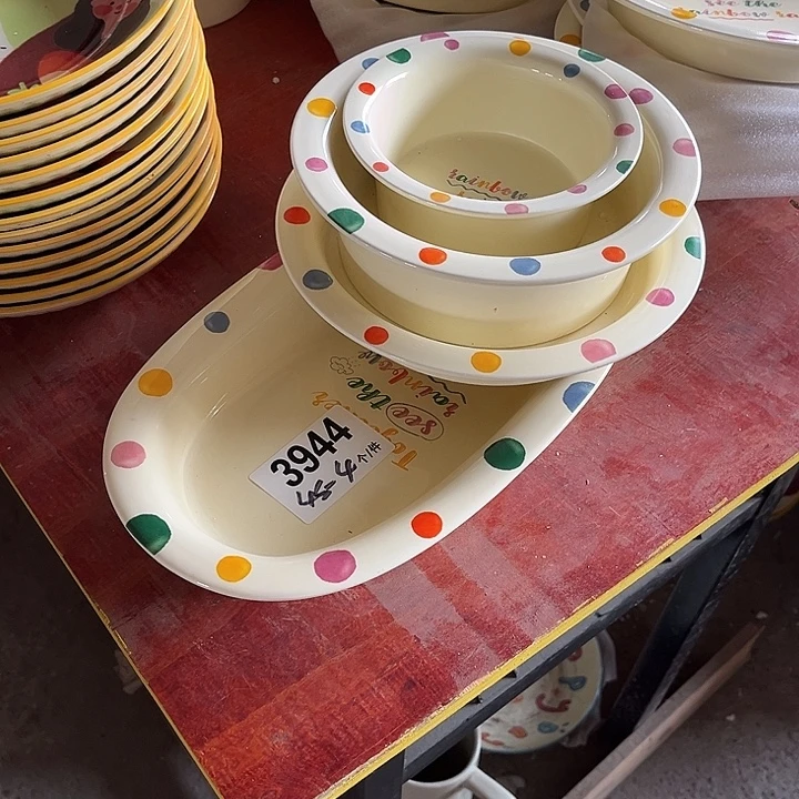 瓷微瑕外贸餐具3944